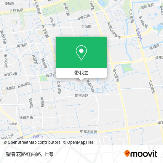 望春花路红曲路地图