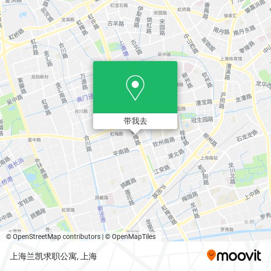 上海兰凯求职公寓地图