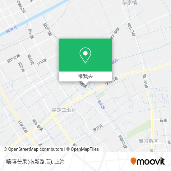 嘻嘻芒果(南新路店)地图