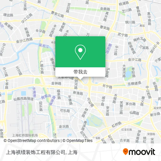 上海祺绩装饰工程有限公司地图