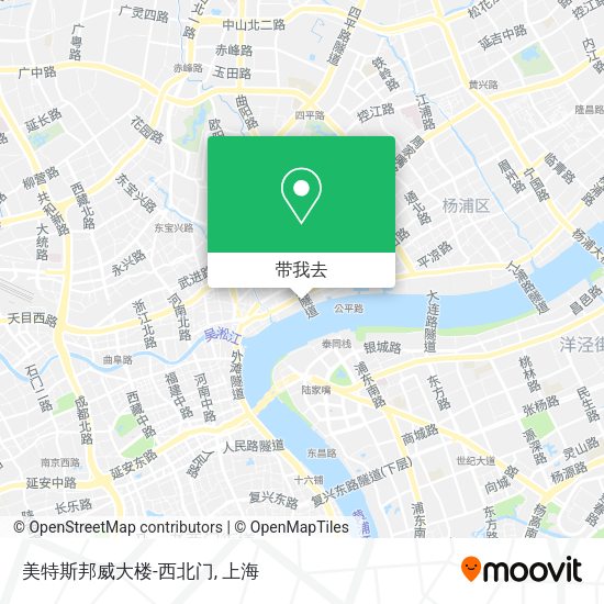 美特斯邦威大楼-西北门地图