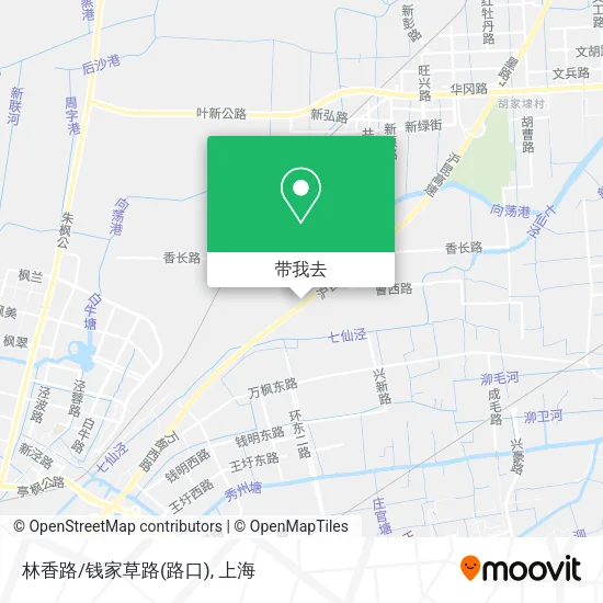 林香路/钱家草路(路口)地图