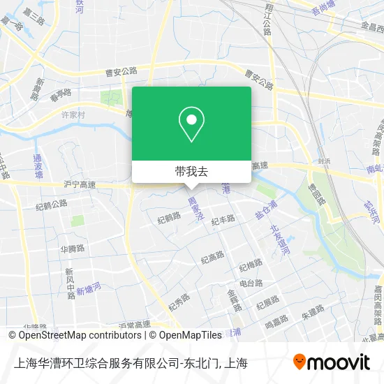 上海华漕环卫综合服务有限公司-东北门地图