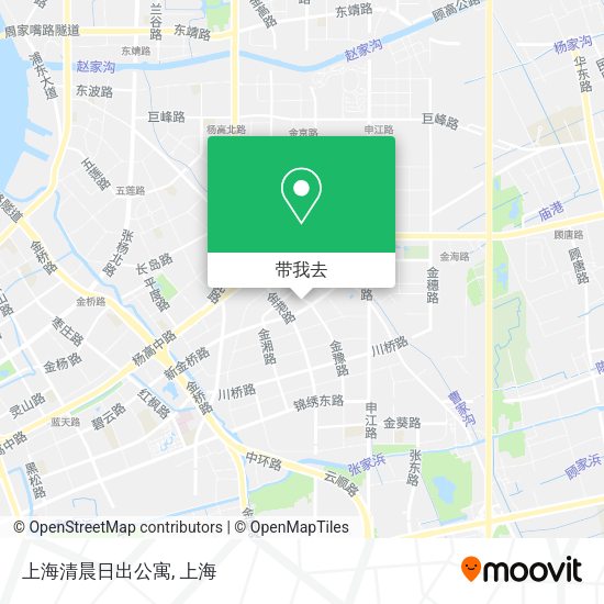 上海清晨日出公寓地图