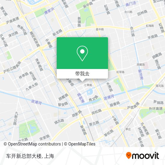 车开新总部大楼地图