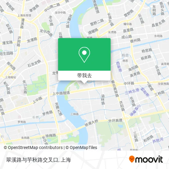 翠溪路与芋秋路交叉口地图