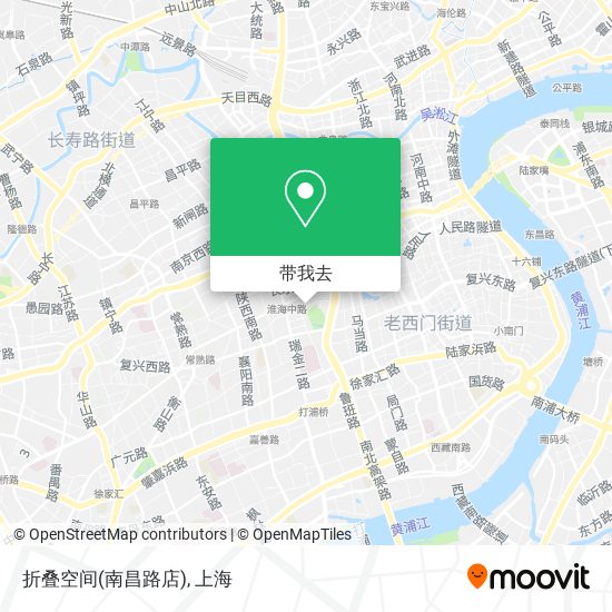 折叠空间(南昌路店)地图