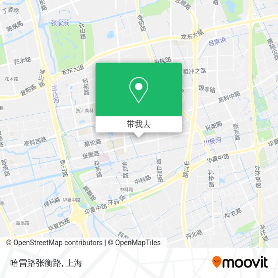 哈雷路张衡路地图