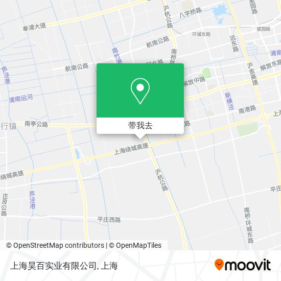 上海昊百实业有限公司地图
