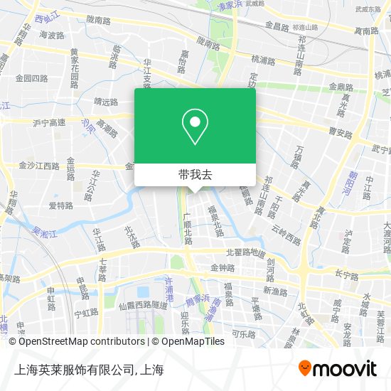 上海英莱服饰有限公司地图