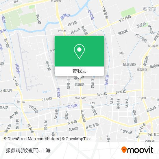 振鼎鸡(彭浦店)地图