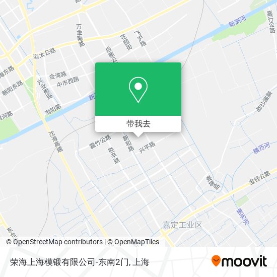 荣海上海模锻有限公司-东南2门地图