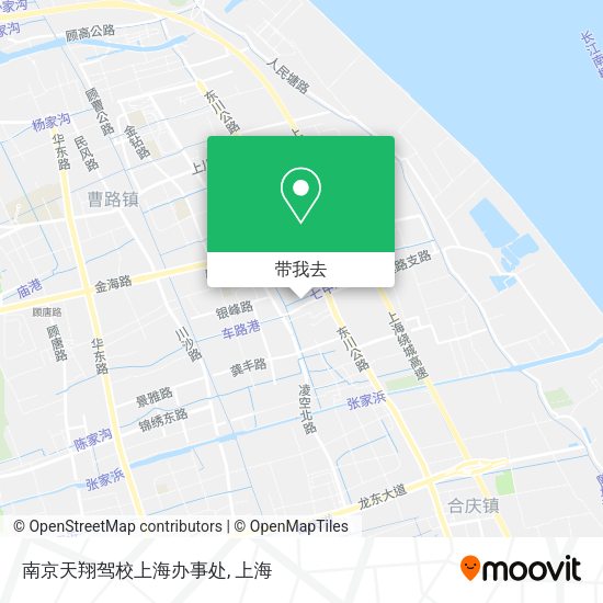 南京天翔驾校上海办事处地图