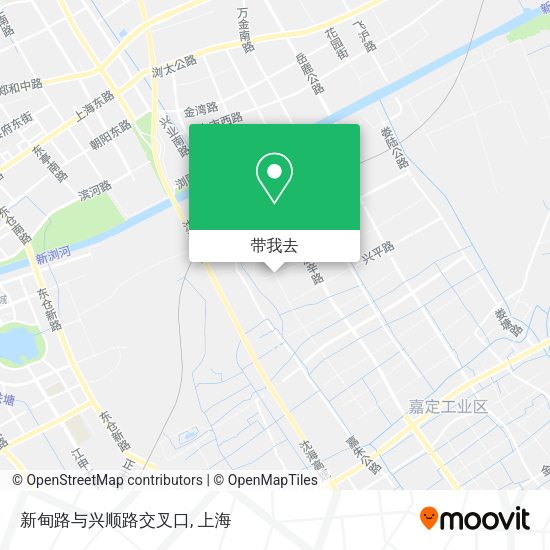 新甸路与兴顺路交叉口地图