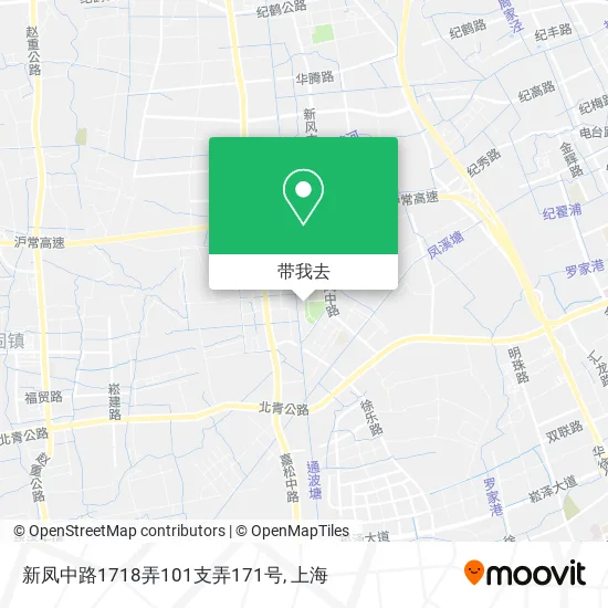 新凤中路1718弄101支弄171号地图