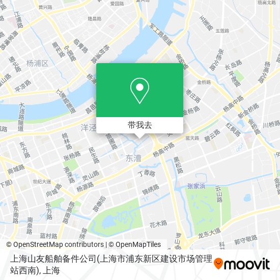 上海山友船舶备件公司(上海市浦东新区建设市场管理站西南)地图