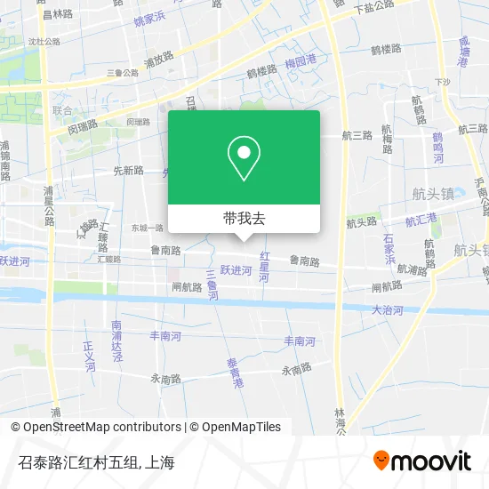 召泰路汇红村五组地图