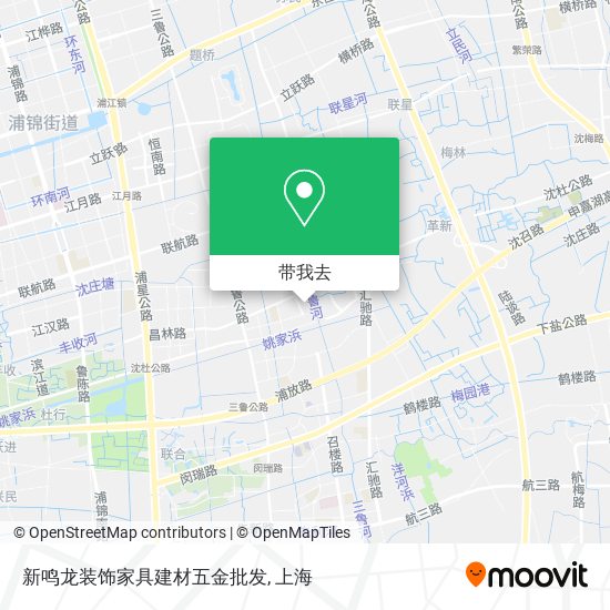 新鸣龙装饰家具建材五金批发地图