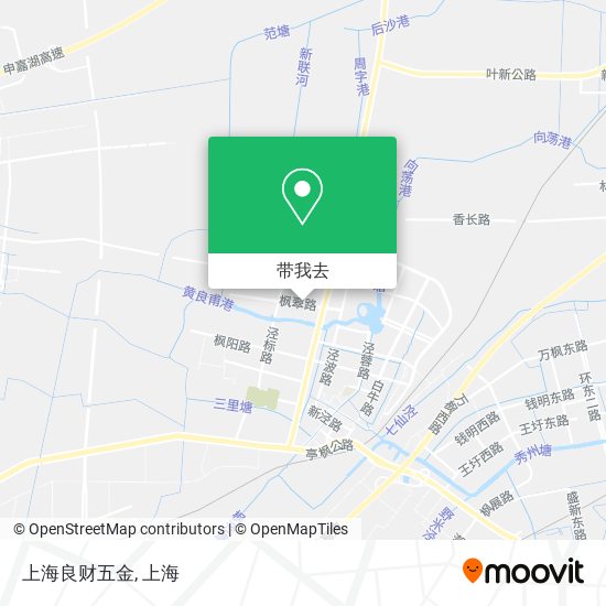 上海良财五金地图