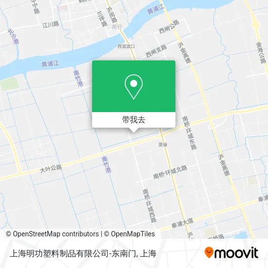 上海明功塑料制品有限公司-东南门地图