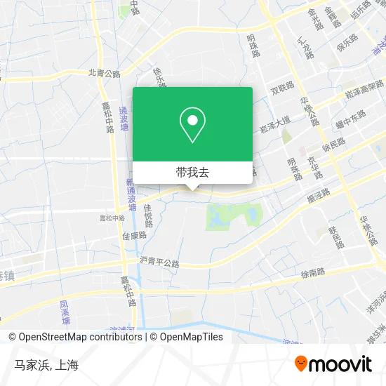 马家浜地图