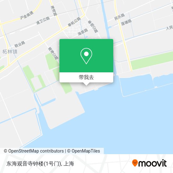 东海观音寺钟楼(1号门)地图
