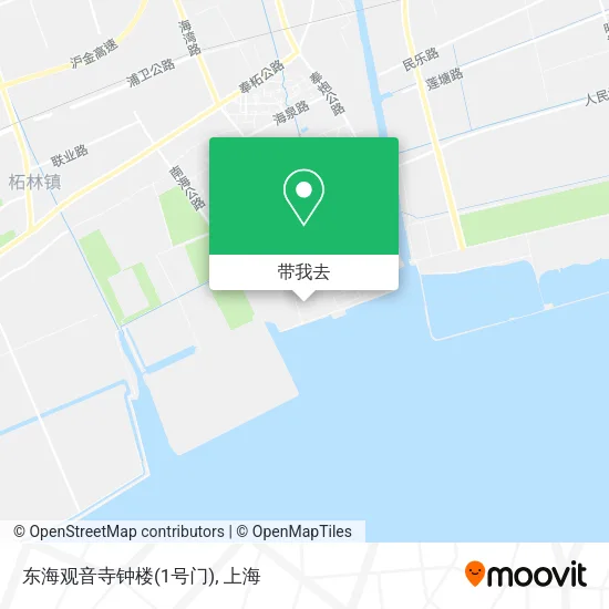 东海观音寺钟楼(1号门)地图