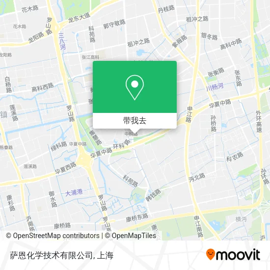 萨恩化学技术有限公司地图