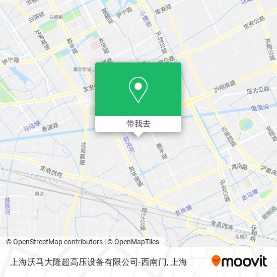 上海沃马大隆超高压设备有限公司-西南门地图
