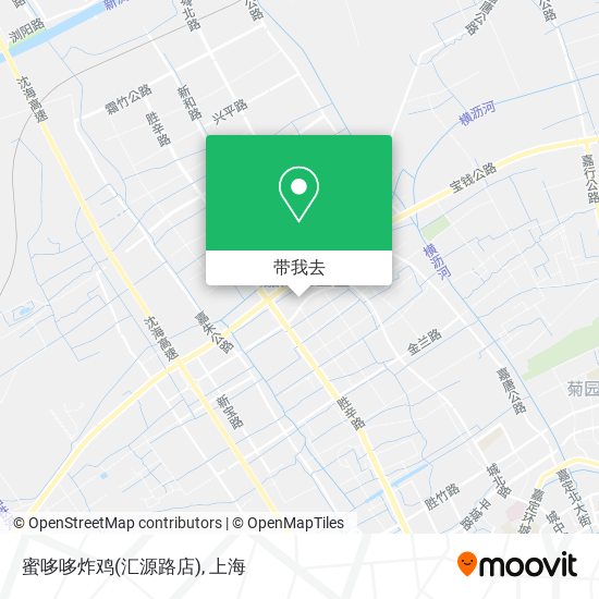 蜜哆哆炸鸡(汇源路店)地图