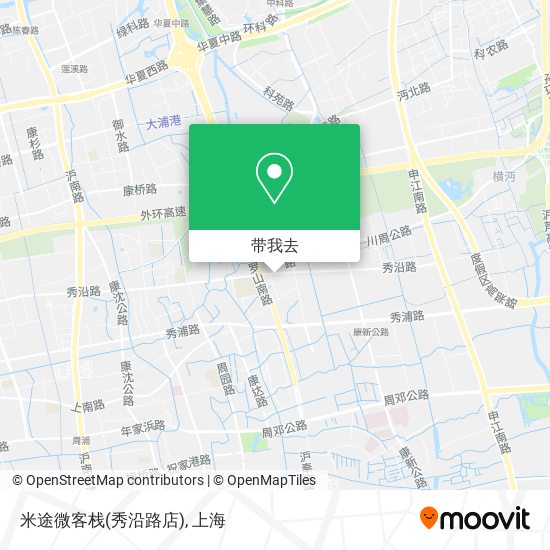 米途微客栈(秀沿路店)地图