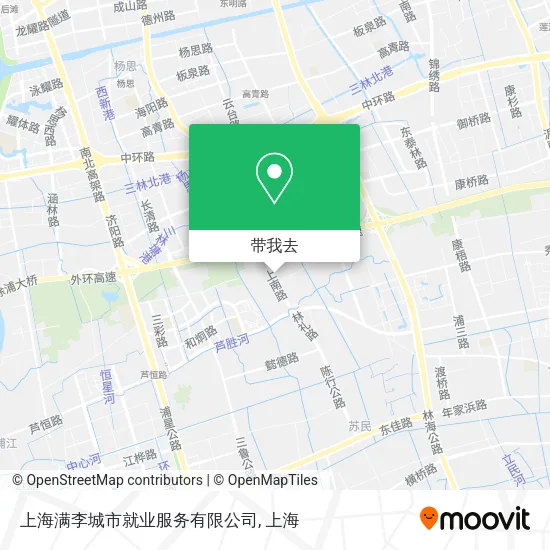 上海满李城市就业服务有限公司地图