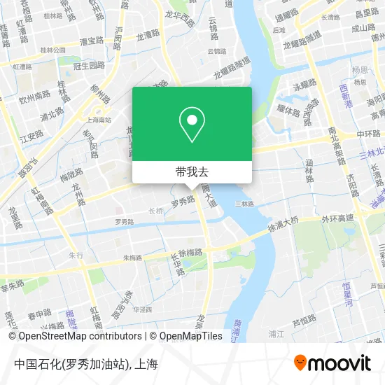 中国石化(罗秀加油站)地图