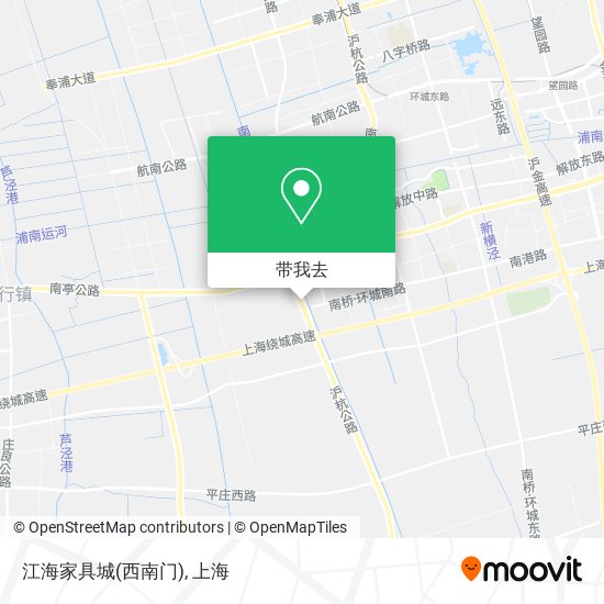 江海家具城(西南门)地图