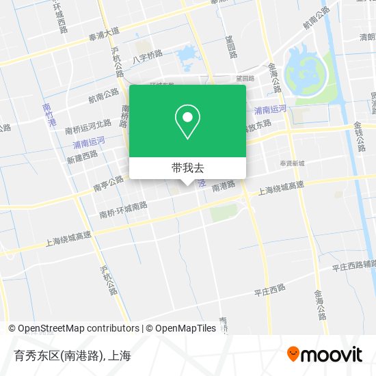 育秀东区(南港路)地图