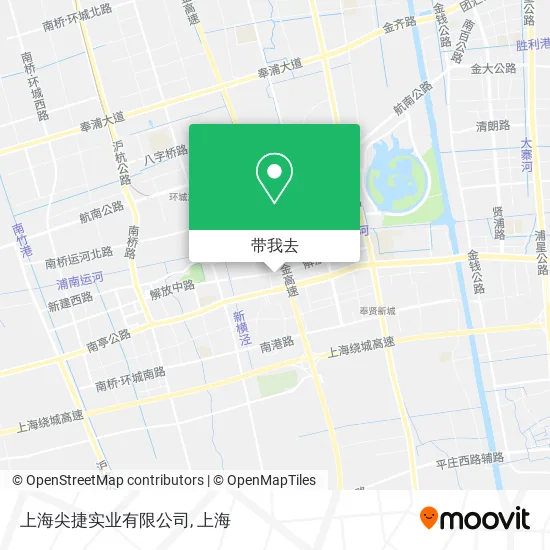 上海尖捷实业有限公司地图