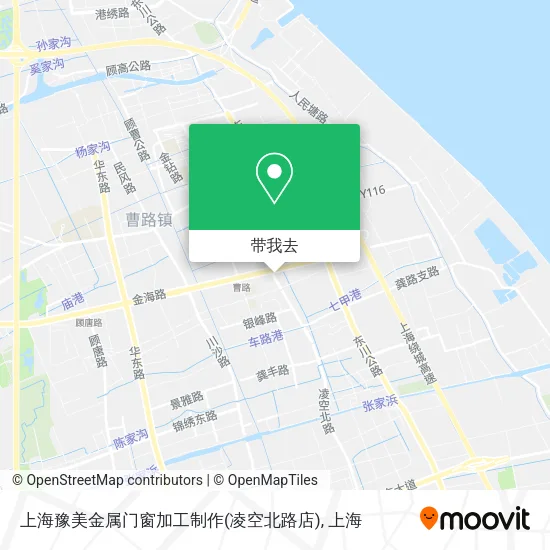 上海豫美金属门窗加工制作(凌空北路店)地图