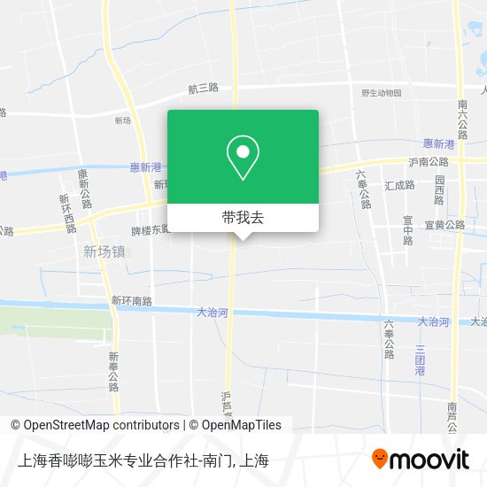 上海香嘭嘭玉米专业合作社-南门地图