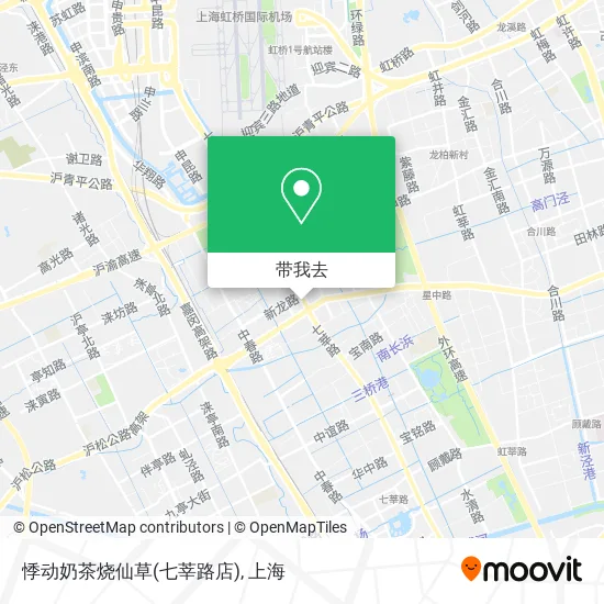 悸动奶茶烧仙草(七莘路店)地图