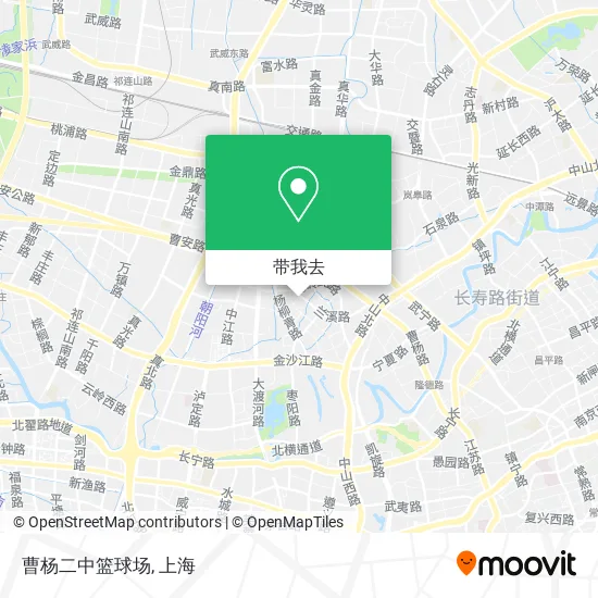 曹杨二中篮球场地图