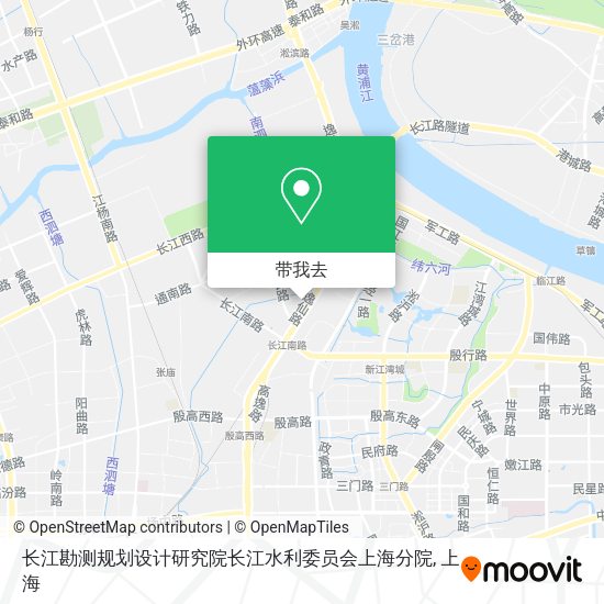 长江勘测规划设计研究院长江水利委员会上海分院地图