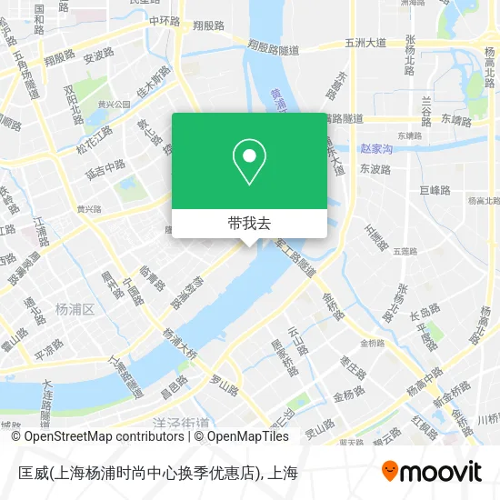 匡威(上海杨浦时尚中心换季优惠店)地图