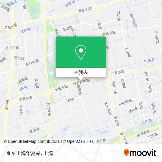 京东上海华夏站地图