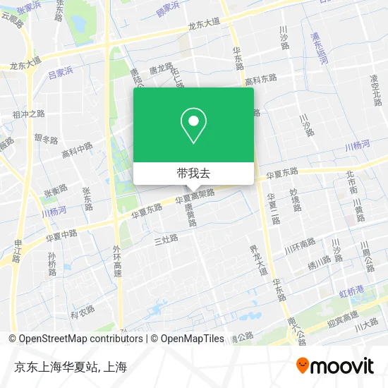 京东上海华夏站地图