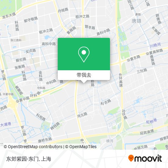 东郊紫园-东门地图