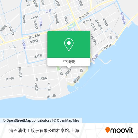上海石油化工股份有限公司档案馆地图