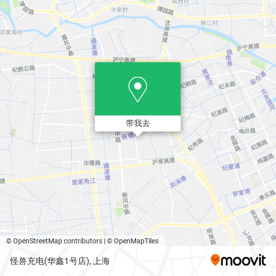 怪兽充电(华鑫1号店)地图