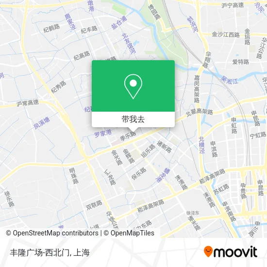 丰隆广场-西北门地图