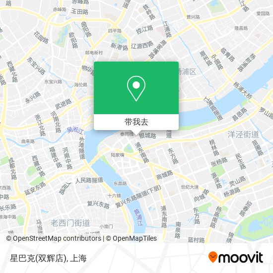 星巴克(双辉店)地图