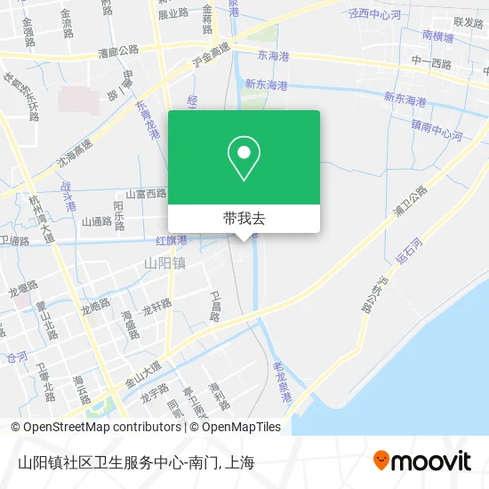 山阳镇社区卫生服务中心-南门地图